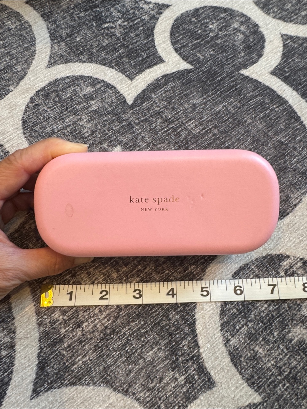 kate spade pink hard-shell sunglasses case